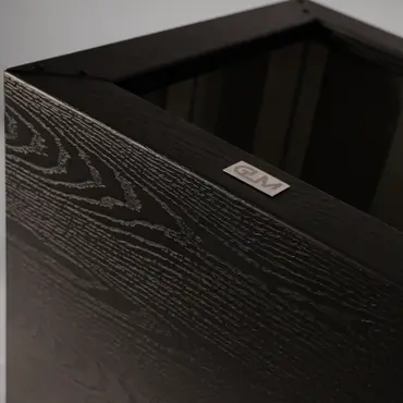 GLM Plantenbak Houtlook met bodem Zwart 100x100x40cm - afbeelding 2