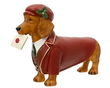 Hond magnesium 46.5x13x33cm rood