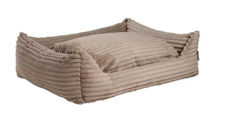 Hondenmand nova teddy/rib 100x80cm beige