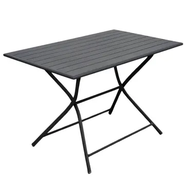 Inklapbare tuintafels GLOBE 110x70cm  Graphite