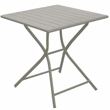 Inklapbare tuintafels GLOBE 70x70 Cream