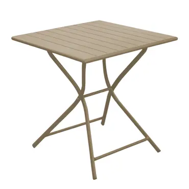 Inklapbare tuintafels GLOBE 70x70 Sand - afbeelding 1