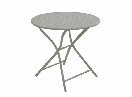 Inklapbare tuintafels GLOBE 80cm Cream