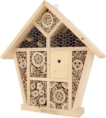 Insectenhotel Soleil 50 x 49 x 11,4 cm naturel