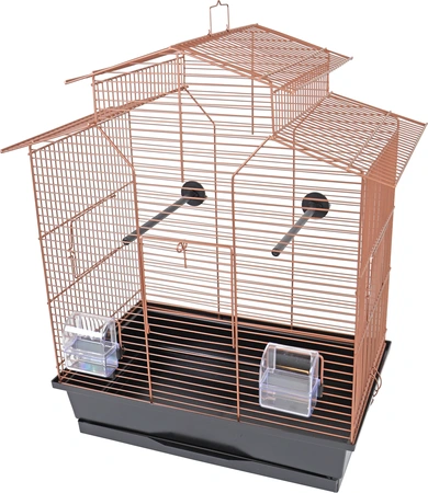 Interzoo vogelkooi Iza 2 koper zwart - afbeelding 2