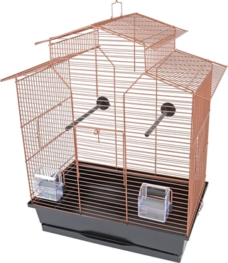 Interzoo vogelkooi Iza 2 koper zwart - afbeelding 3