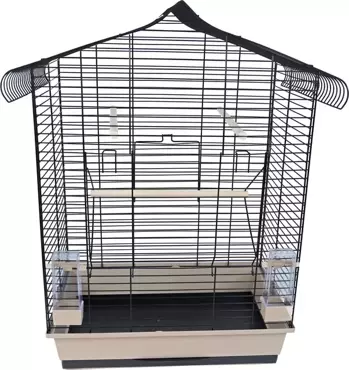 Interzoo Vogelkooi vega zwart/beige