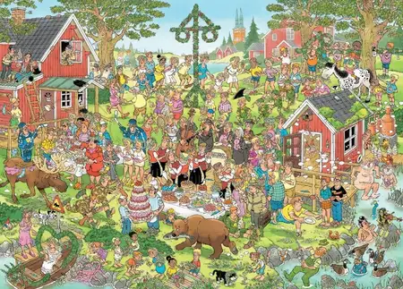 Jan van Haasteren Midzomerfeest Puzzel (1000 stukjes)