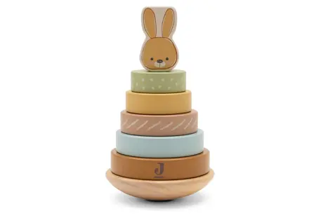 Jollein Houten Tuimelstapelaar - Bunny Luz - afbeelding 1