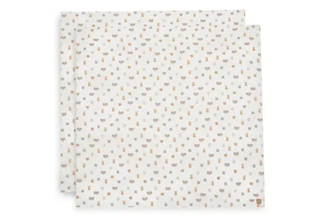 Jollein Hydrofiele Doek Large 115x115cm Jollies (2pack)