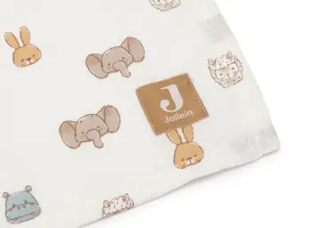Jollein Hydrofiele Doek Large 115x115cm Jollies (2pack) detail