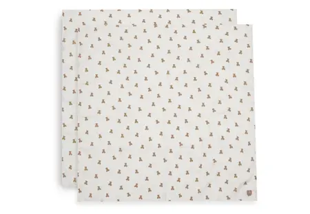 Jollein Hydrofiele Doek Large 115x115cm Mini Teddy Bear (2pack)