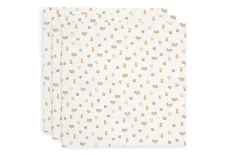 Jollein Hydrofiele Doek Small 70x70cm Jollies (3pack)