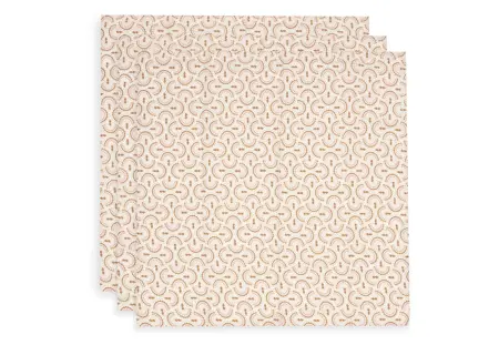 Jollein Hydrofiele Doek Small 70x70cm Soft Plumes (3pack)