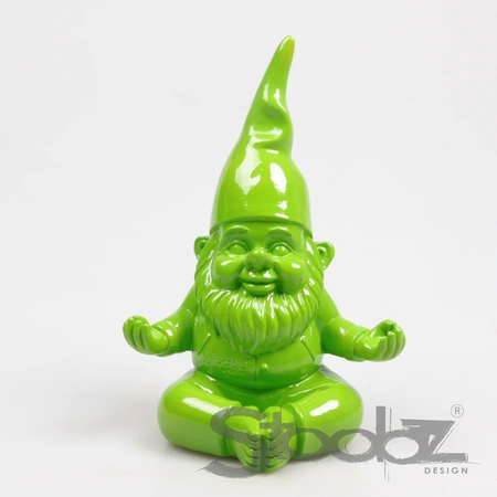 Kabouter yoga 11x14x20cm groen - afbeelding 2