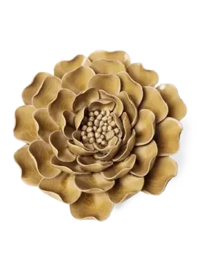 Keramiek Wandbloem Caramel Charm Pioenroos