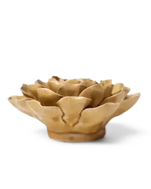 Keramiek Wandbloem Caramel Charm Pioenroos - afbeelding 2