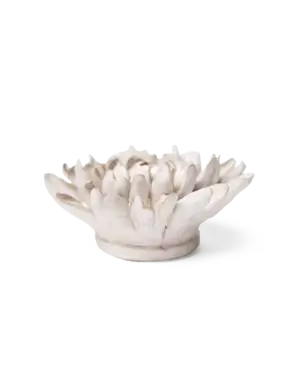 Keramiek Wandbloem Ivoor Chrysant - afbeelding 2