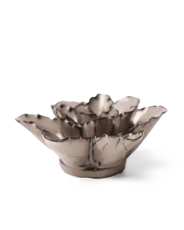 Keramiek Wandbloem Latte Empress Lotus - afbeelding 2