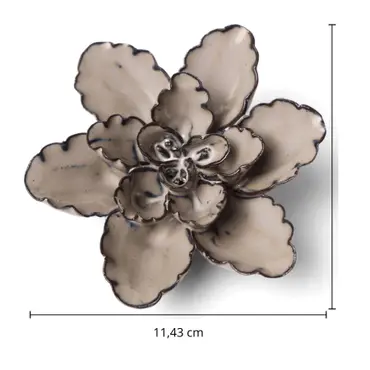Keramiek Wandbloem Latte Empress Lotus - afbeelding 4