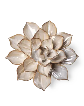 Keramiek Wandbloem Metallic Frikartii Aster - afbeelding 1