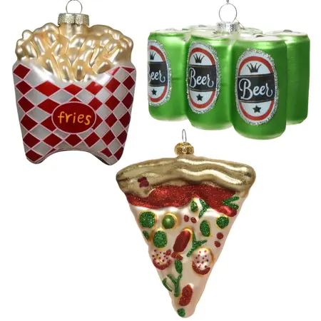 kerstbalpakket fastfood 3stuks