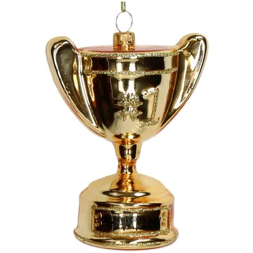 Kersten Ornament Champions Cup glas goud 10.4cm