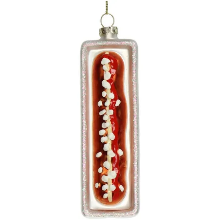 Kersten Ornament Frikandel glas 12.8cm - afbeelding 1