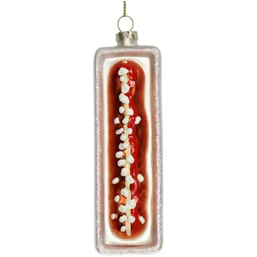 Kersten Ornament Frikandel glas 12.8cm