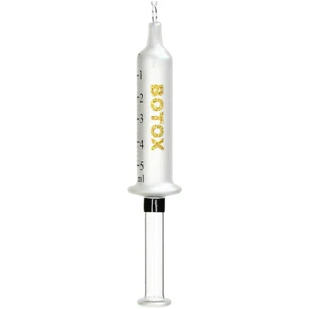 Kersten Ornament Injectiespuit Botox glas wit 16.4cm - afbeelding 2