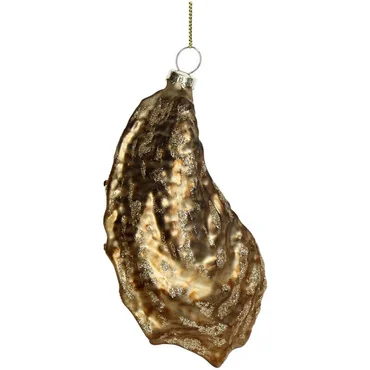 Kersten Ornament Oester glas goud 14cm - afbeelding 2