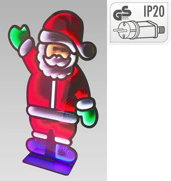 Kerstman Infinity LED 180cm - afbeelding 2