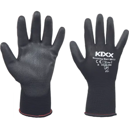 Kixx Handschoen bouncing black maat 10