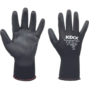 Kixx Handschoen bouncing black maat 8