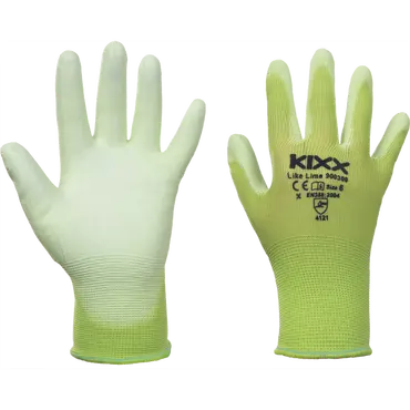 Kixx Handschoen like lime maat 10 - afbeelding 2