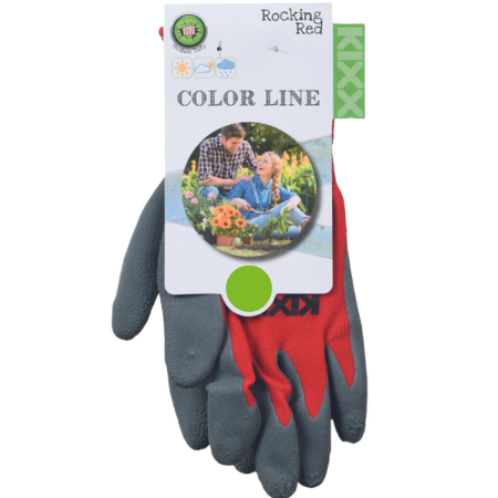 Kixx Handschoen rocking red maat 8 - afbeelding 1