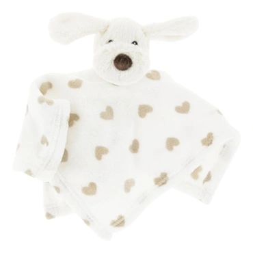 Knuffeldoekje guus 38x38cm dove white