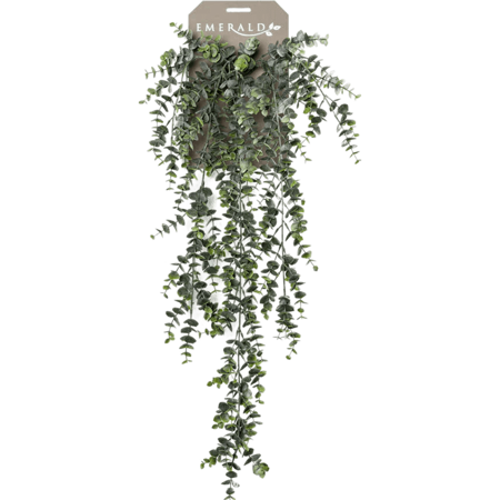 Kunsthangplant Eucalyptus hangend 75cm groen