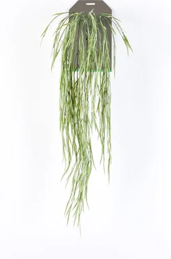 Kunsthangplanten Wasbloem hangend 90cm groen