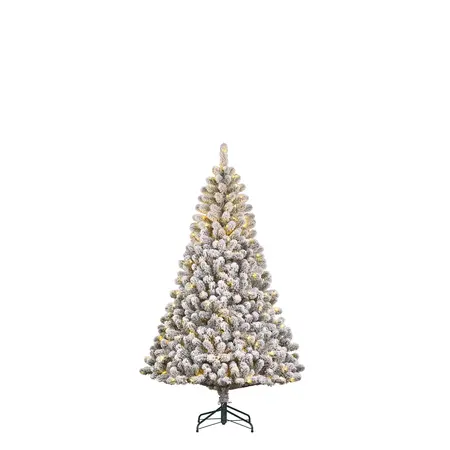 Kunstkerstboom Charlton 200LED d91 x h155cm frosted - afbeelding 1