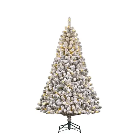 Kunstkerstboom Charlton 360LED d127 x h215cm frosted - afbeelding 1