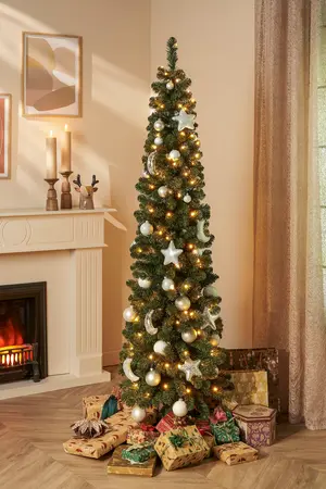 Kunstkerstboom Charlton pilar d48 x h155cm groen - afbeelding 2