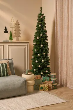 Kunstkerstboom Charlton pilar d58 x h230cm groen - afbeelding 2