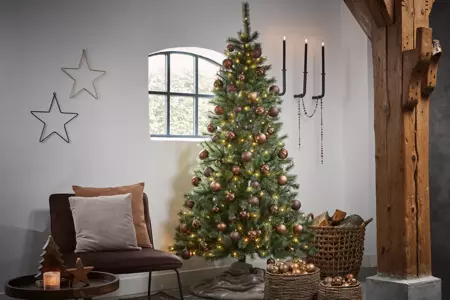 Kunstkerstboom kingston d125h230cm groen