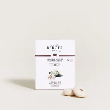 Lampe Berger Autoparfum navulling 2 stuks Angelique Noire