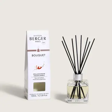 Lampe Berger Parfumverspreider met sticks Cube 125ml Pétillance Exquise
