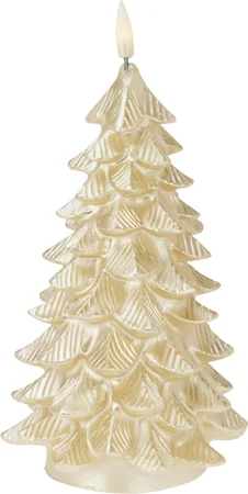 Ledkaars boom 17cm goud