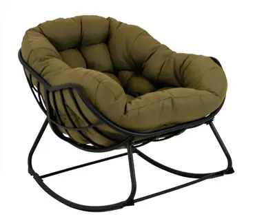 Lounge- schommelstoel Royal Rocking II groen