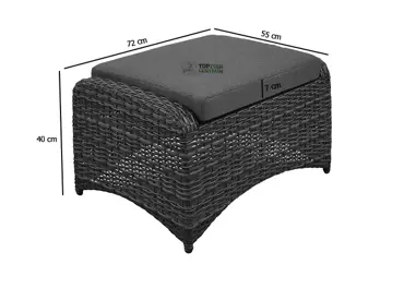 Lounge Voetenbank Soho Forte