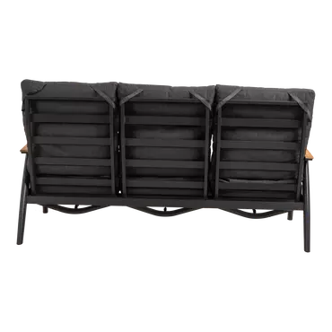 Loungebank florence alu achterkant